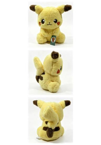 Smiling Pikachu Plush Toy Hugging Pillow - Cartoon Birthday Gift for Kids, Pokémon Series