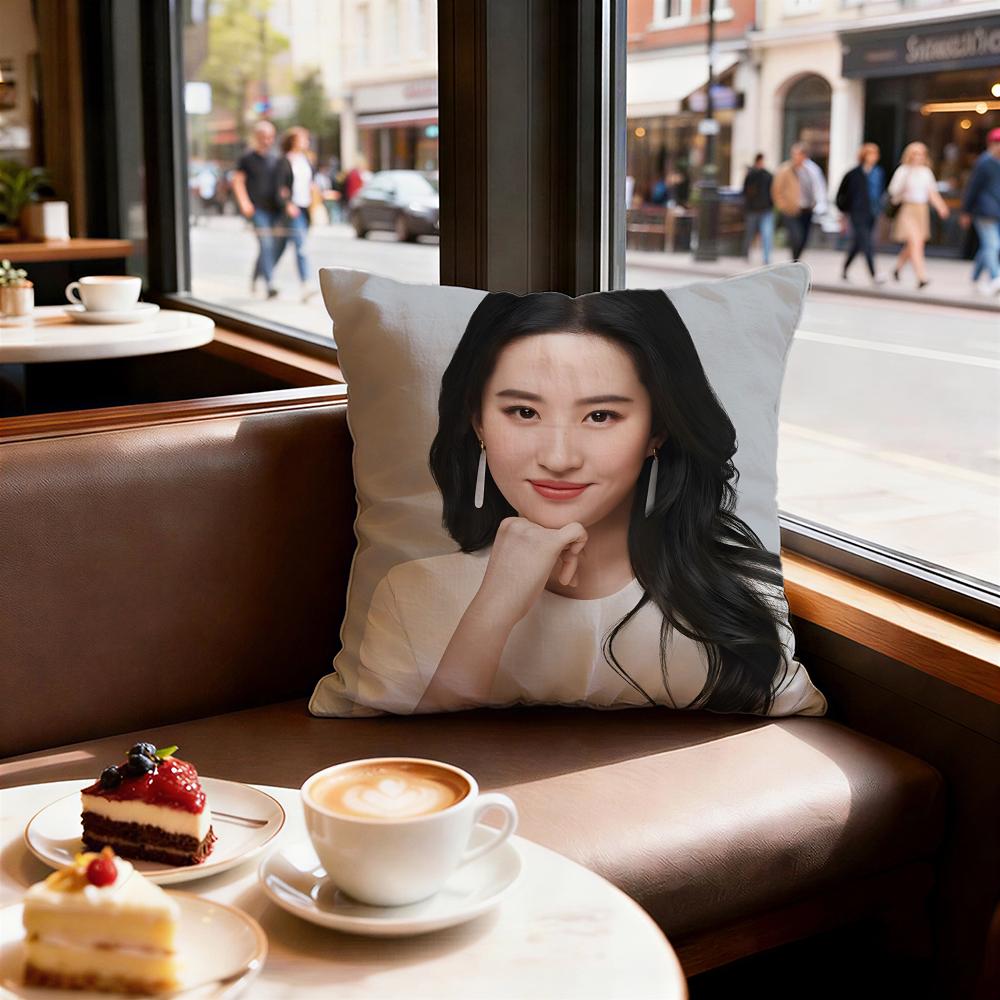 Celebrity Liu Yifei Cushion Cover Decorative Cushion Cushions Covers Cover Sofa X Pillow  Piece X X Pillowcase