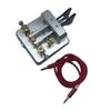 Automatic Dual Paddle Morses Telegraph Key For CW Ham Radio Users With Carbon Fiber Blades And Silver Contacts
