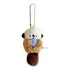 Doll Otter Hold Shell Key Chain Trinket Anime Key Ring Cute Backpack Charms  Gift