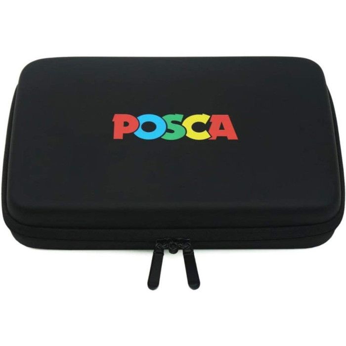 Mallette posca noire 24 marqueurs assortis