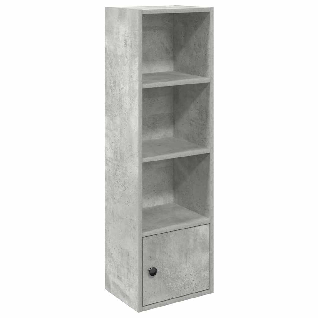 Vidaxl Regał, Szarość Betonu, 31X24X102 Cm, Materiał Drewnopochodny