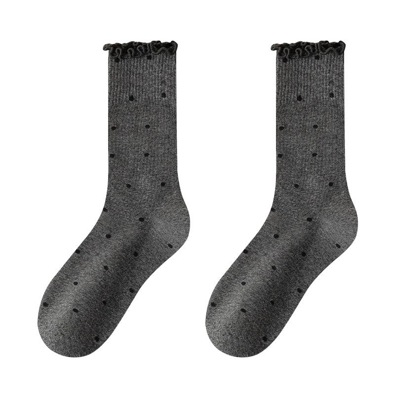 

Women s Autumn & Winter Antibacterial Cotton Ballet Socks - Anti-Pilling, Seamless, Mushroom Edge One Size (34-39)