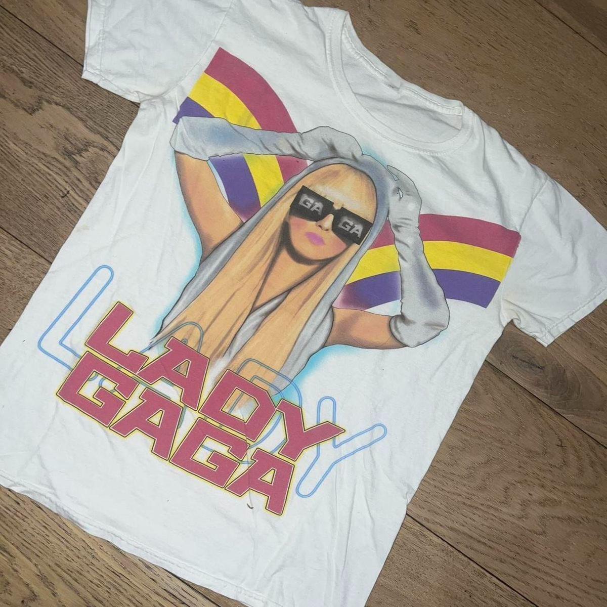 White Lady Gaga shirt Tour Concert Full Size S to 5XL NI331 FREE SHIPPING XXXXL