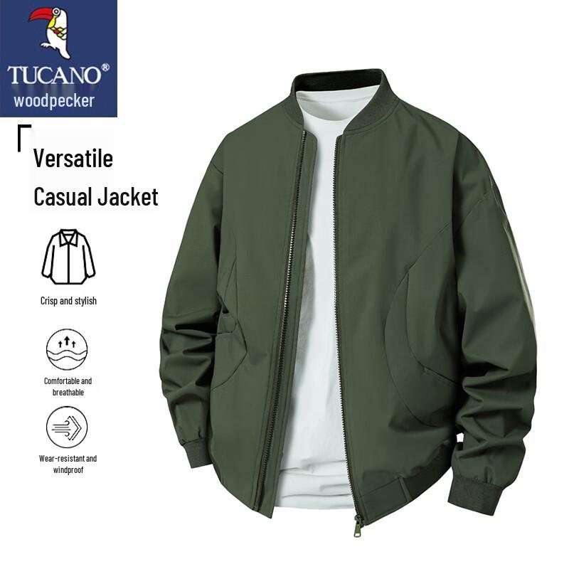 

TUCANO Men s Spring/Autumn Loose Casual Baseball Jacket 2XL