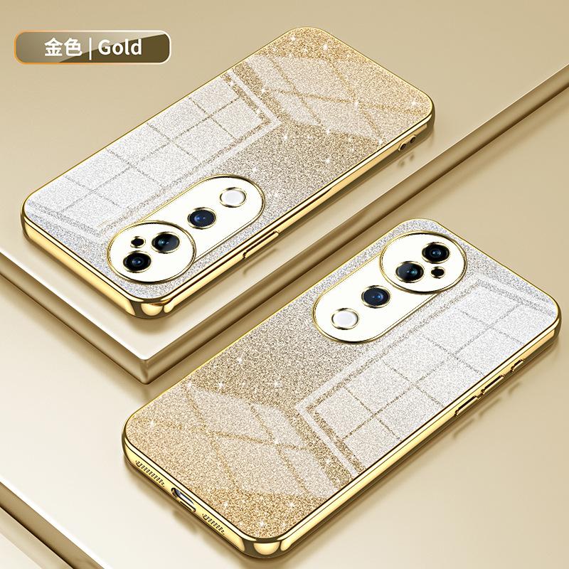 Applicable to VIVO S50Pro mini electroplating glitter mobile phone case S30 transparent V70 anti-drop V60 protective case