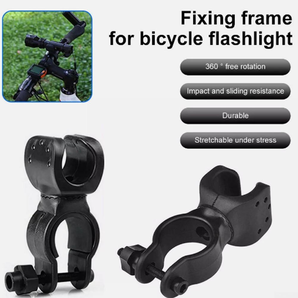 Bicycle Lamp Holder Bike Handlebar Flashlight Mount