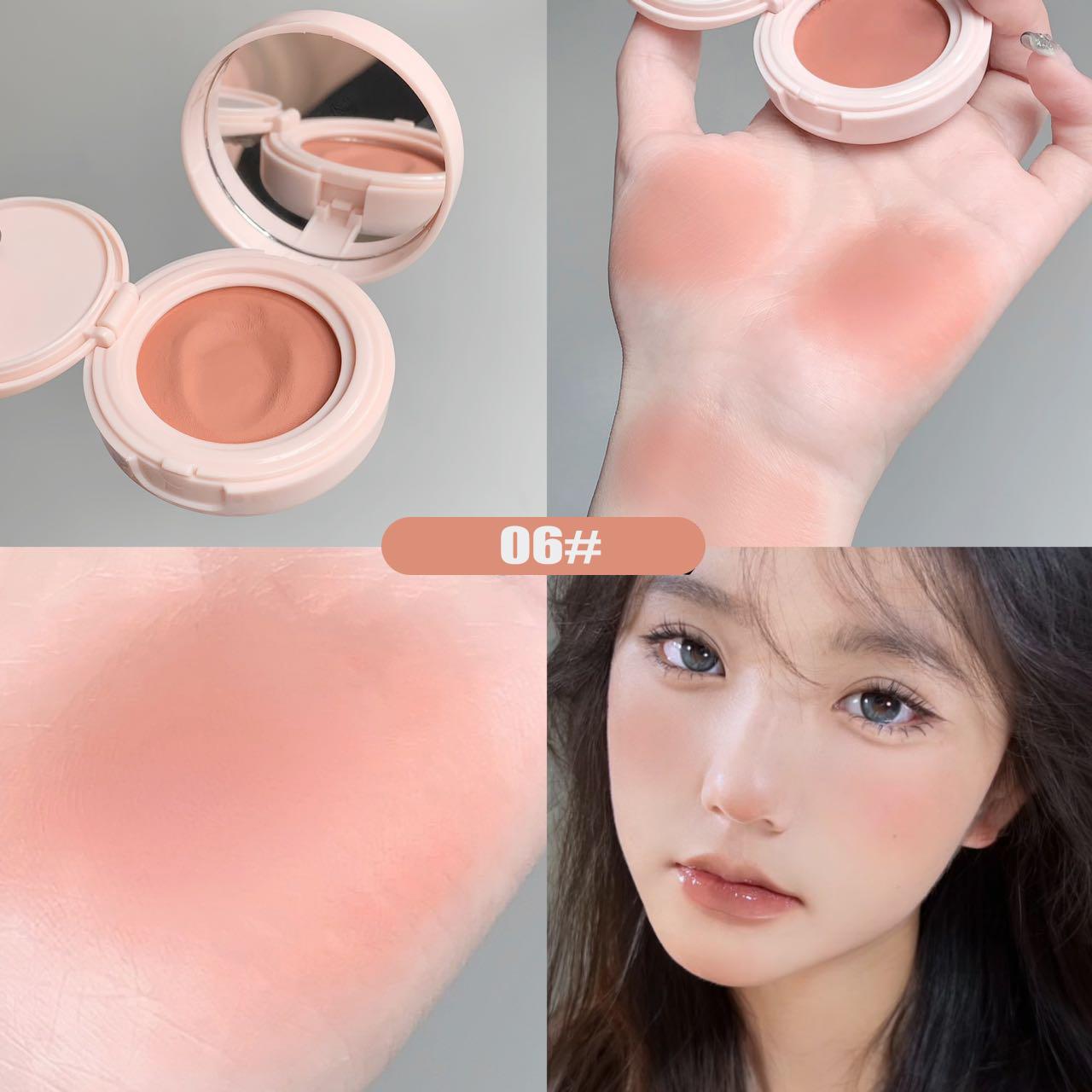 

Рум яна для рожевого обличчя дівчини Муд-мус Палітра рум ян Троянда Вишневі відтінки для щік Рум яна з пухким макіяжем Матовий персик Рум яна Контурні тіні