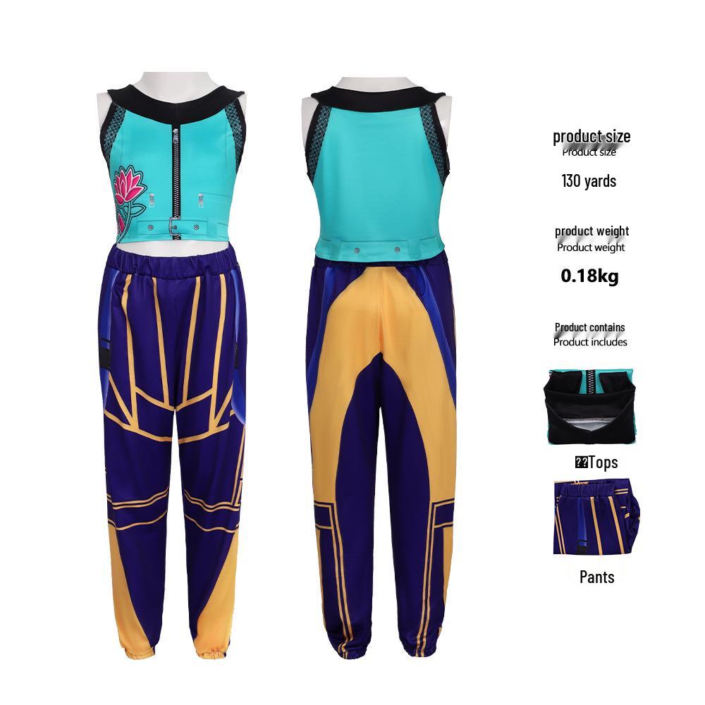 K-POP Demon Hunter Girl Group Cosplay Costume - Lumi, Mila & Zoe Inspired Outfit
