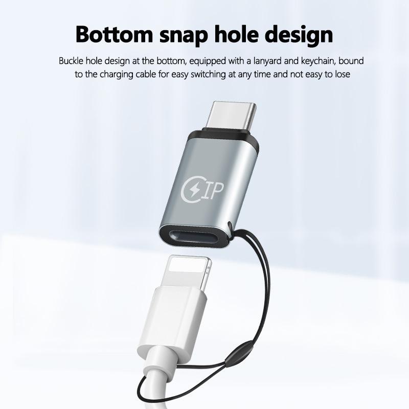 Typ-C Stecker auf Lightning Buchse Kopfhörer Mobiltelefon Laptop Adapter 2.1@5V