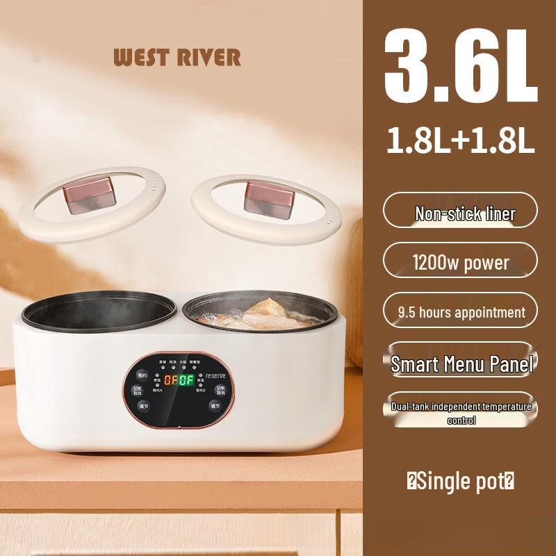 Smart Dual-Pot Electric Cooker and Hot Pot