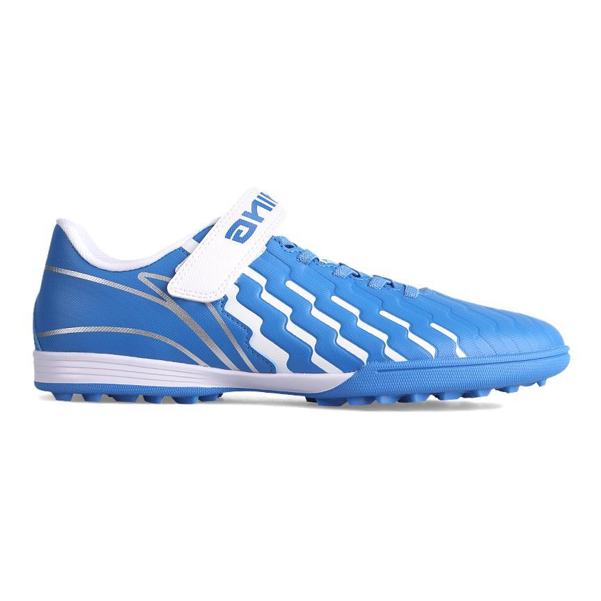 Li Ning Professional Comfortable Low Top Kids Football Shoes Kids Football Shoes French-Blue YKGU010-7