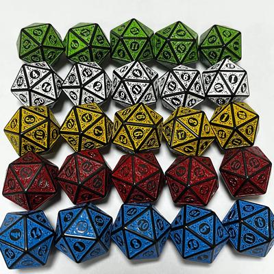 10 peças/lote Dados Poliédricos 20 Lados Conjunto de Dados Digitais Vintage D4 D6 D8 D10 D12 D% D20 para TRPG Entretenimento Festa Jogo de Tabuleiro Dados