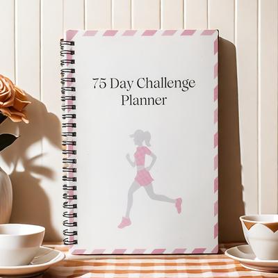 75-Day Fitness Challenge Planner - Spiral Journal with Daily/Weekly Trackers,Workout&Habit Tracker,Motivational Success Notebook
