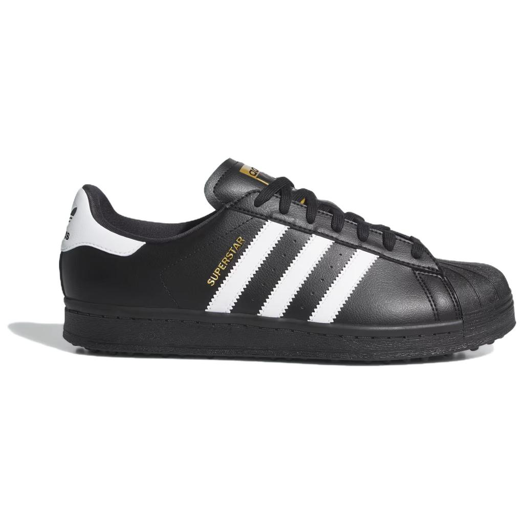 Adidas Superstar Spikeless Golf Black White Unisex Sneakers Core-Black Cloud-White Gold-Metallic IE6053