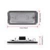 For Fiat 500 Abarth 500C 2007-2016 1/2Pcs Car LED License Plate Light Replacement License Plate Lamp Canbus Error-Free Bulbs