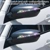 Car Door Edge Diamond Anti Scratch Protection Strips Rearview Mirror Anti-collision Sticker Bumper Scuff Stonego Plate