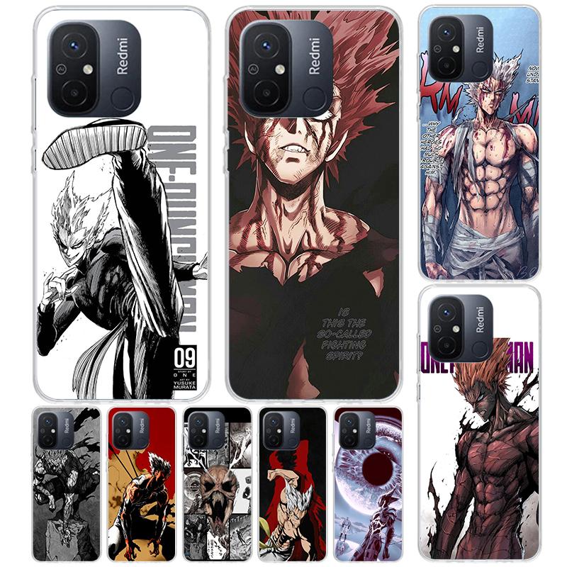 One P-Punch-Man Garou Cover For Xiaomi Redmi 14C 13 13C 12 12C 10 10C 9 9C 9T 9A Phone Case 10A 8A 8 7A 7 6A 6 Pro K70 K60 K40 1