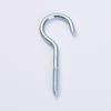 Blue and White Zinc-Plated Open Eye Hook with Self-Tapping Screw for Hanging