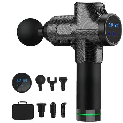 1PC Massagem Gun Deep Tissue Vibração Massageador Portátil Elétrico Escritório Fitness Workout Massageador 30-velocidade Display LED