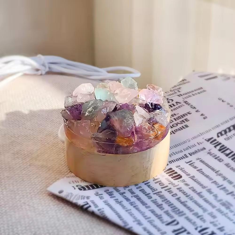 Natural Crystal Night Light Crystal Original Stone Creative Bed Bedroom Sleeping Atmosphere Stone Crafts
