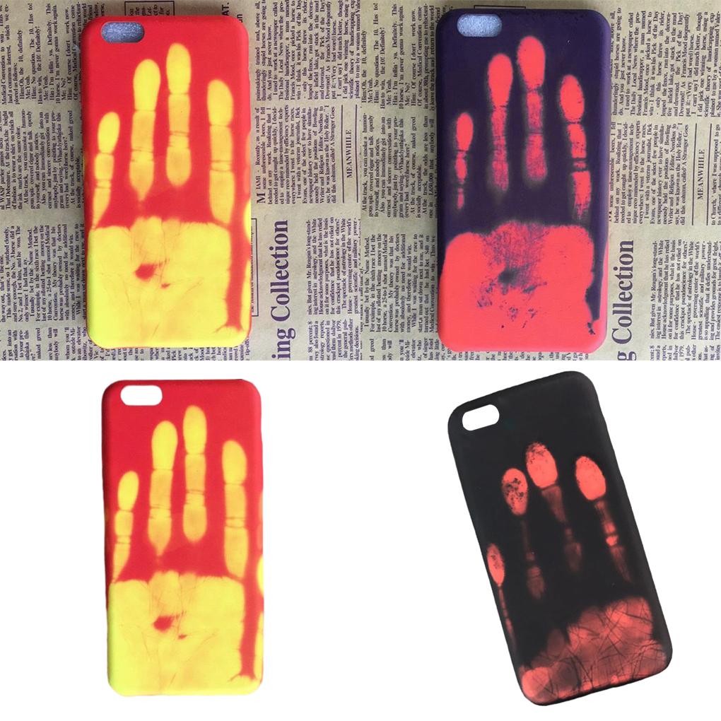 Heat Sensitive Color Change Magic Back Case Cover For 6s 7 S8 S8+