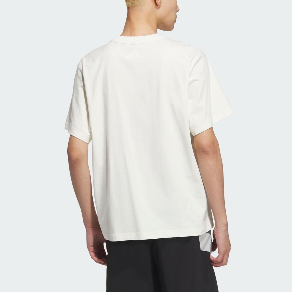 Adidas Lounge T Shirt Men's Jade White JL6071-