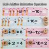 Kid Number Letter Matching Game Montessori Math Toy Arithmetic Addition Subtraction English Word Learning Parish Educational Toy