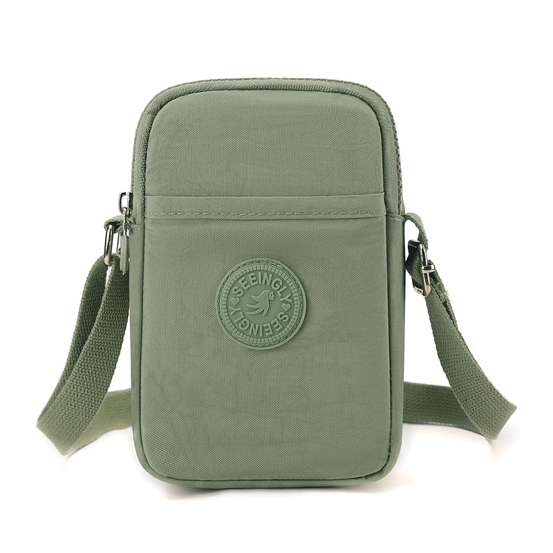 Women's Crossbody Bag Nylon Commuter Coin Purse Multi-Compartment Mobile Phone Bag