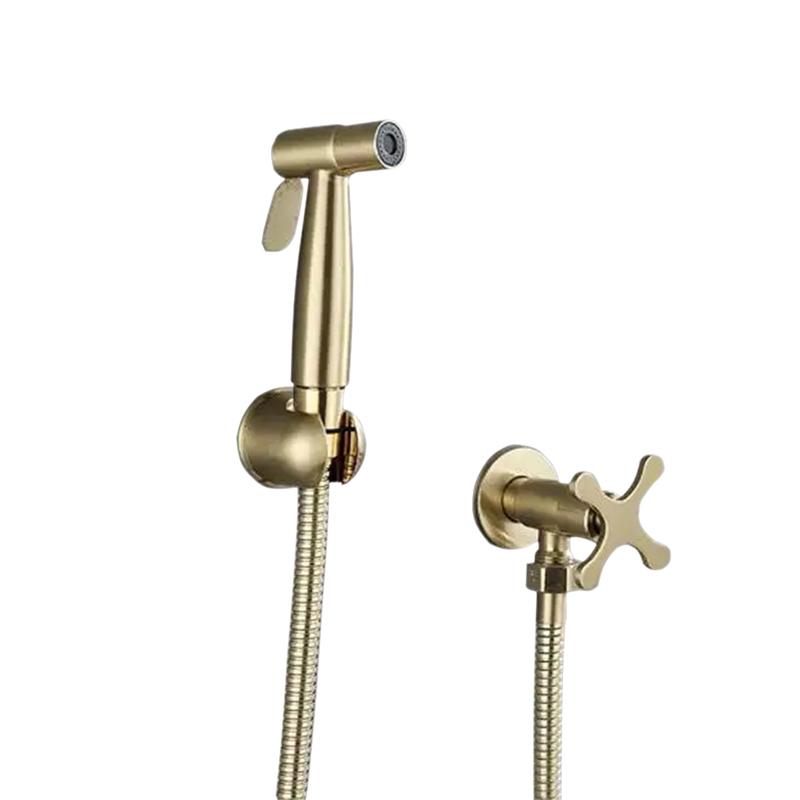 Toilet Brass Hot Cold Water Jet Shattaf Bidet Spray Muslim Handheld Sprayer Bathroom Health Faucet Mixer Shower Tap Set