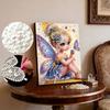 Disney Fairy DIY Artificial Pearl ArtworkThis Isahandmade Gift That Can Beusedforwall Decoration and Is Suitable for Both Home and Office Environments