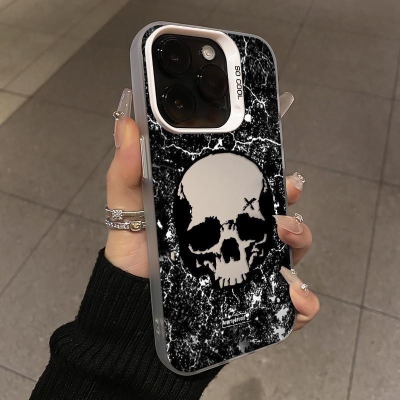 Applicable to Apple 16 16PRO 16Promax mobile phone case 15 15PRO 12 11 new skull 13 14