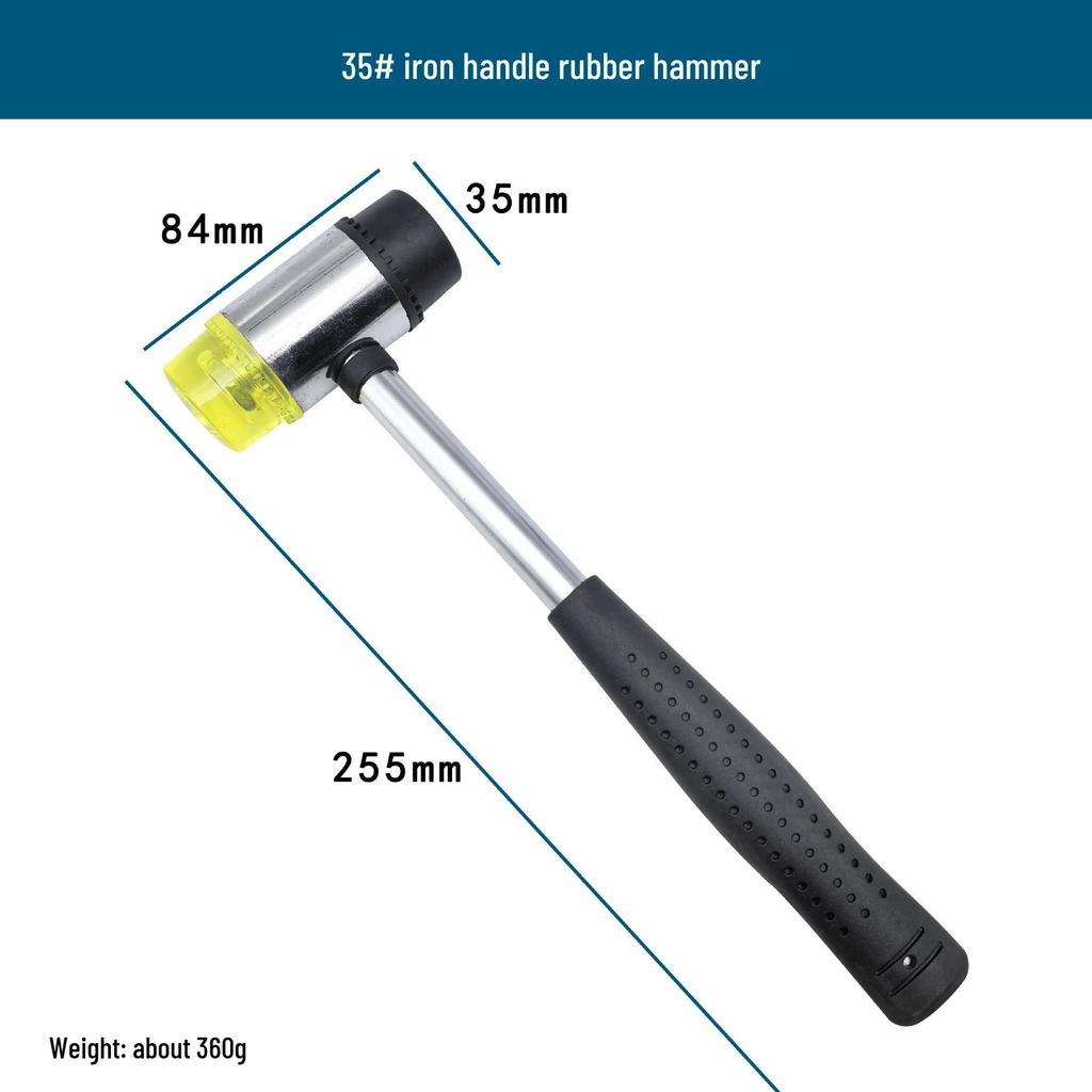 Solid Rubber Mallet for Tile Installation