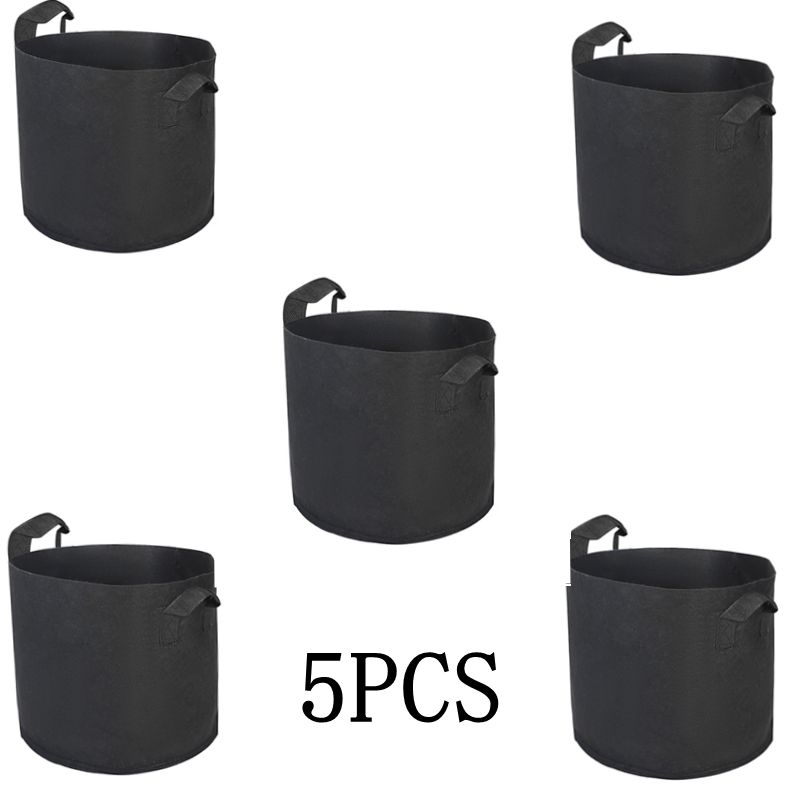 Plant Grow Bags 5/10/50Gallon Fabric Plant Seedling Bag Large Nonwoven Plant Grow Bag Vegetable Potato Pots Container Pouch
