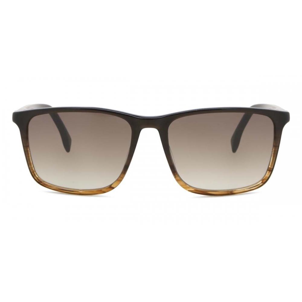 BoSS 1434 S Ex4 Ha Men SunglaSSeS Brown Horn/56-17-145