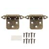 2pcs RV Cabinet Hinge 1/2in Overlay Self Closing Cabinet Door Hinge Hardware Steel for RV Boat Bathroom Kitchen