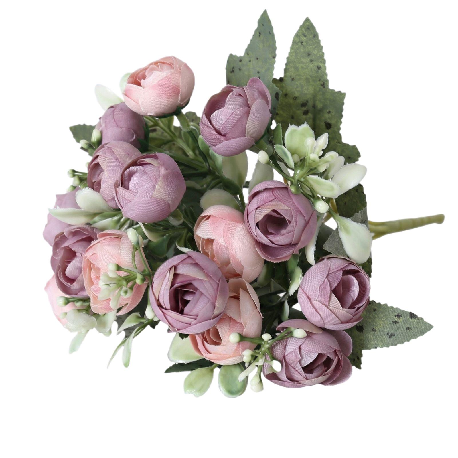 

Небольшие пучки бутонов пионов, Рустикальный элемент для домашнего декора, Цветочные композиции для сцены One Size фиолетовый