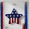 Patriotic Tinsel Decoration Shiny Patriotic Tinsel Tinsel Strand Red White Blue Twist Tinsel Strand Easy To Hang Independence