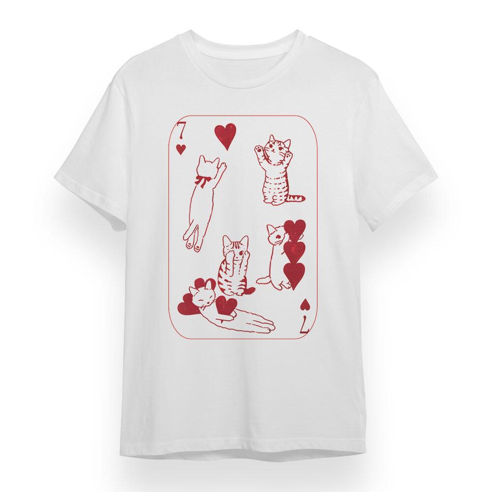 

Women s T-shirt with 5 Cute kittens Graphic Unisex White Cotton Plus Size Tee 4XL