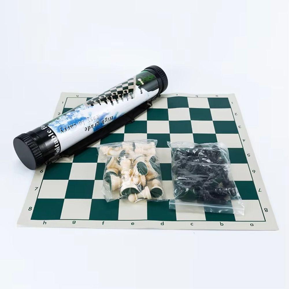 Board Games Folding Chessboard 34cm/50cm Kids Chess Set Outdoor Travel Chess Set  Family Gathering