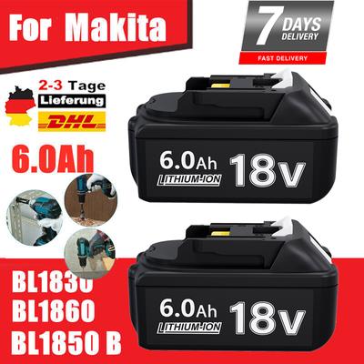 BL1850 Für Makita 18V Batterie Akku 18650 Lithium-ionen Zelle Geeignet Für Makita Elektrowerkzeug BL1860 BL1830 LXT400