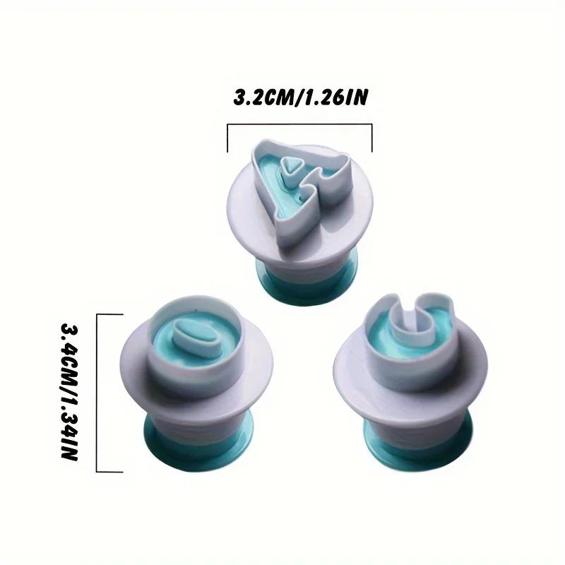10/26/36/62Pcs Alphabet Number Cookie Cutters Set Baking Pastry Molds for Cake Decorating, Cupcake Making and Fondant Cutting