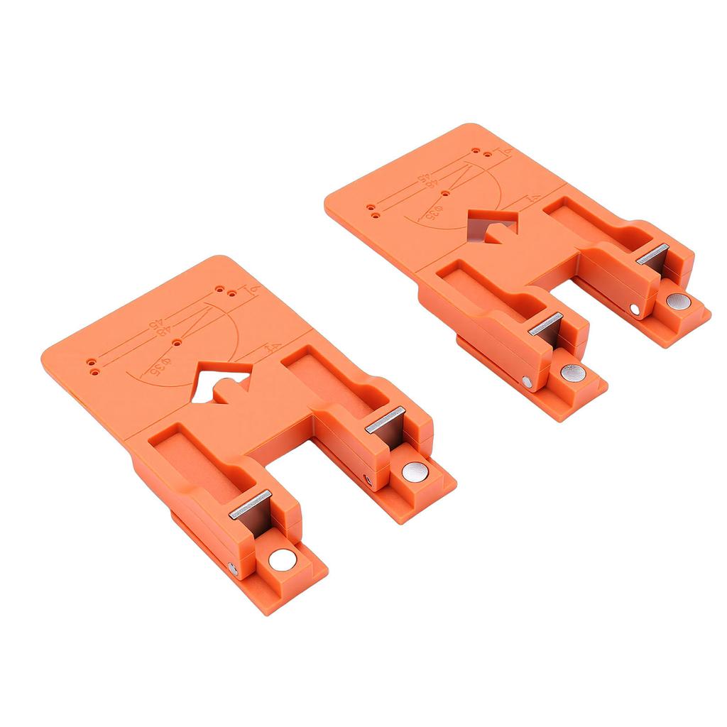 2Pcs Easy Hinge Mate Strong Magnet Door Jamb Installation Jig Quick Setup Cabinet Position Tool Adjustable Accurate