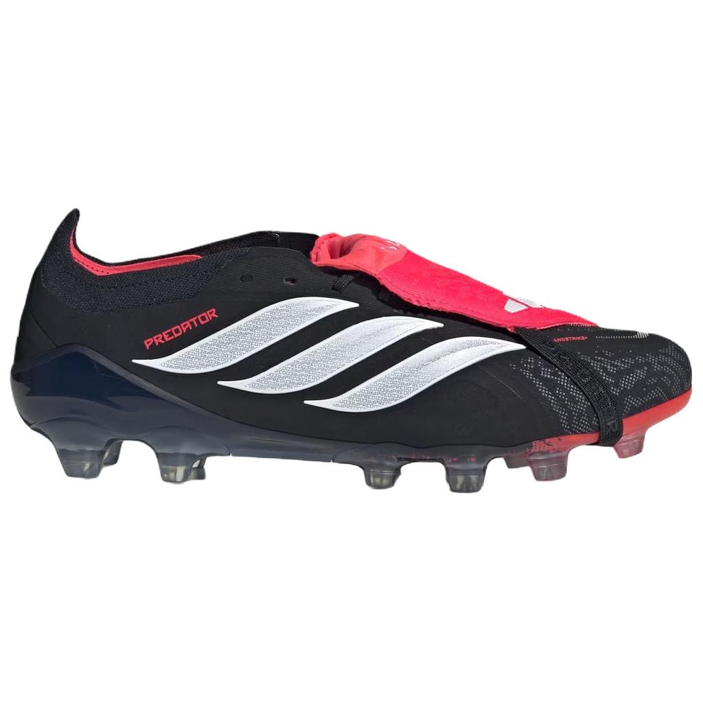 Adidas PREDATOR ELITE Comfortable HG Hard Ground Artificial Turf Soccer Shoes Unisex Black Red KI6300