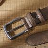Retro Belt for Men Casual Business Simple Belt for Men Middle-aged and Young Men Fashionable Versatile Pin Buckle Belt