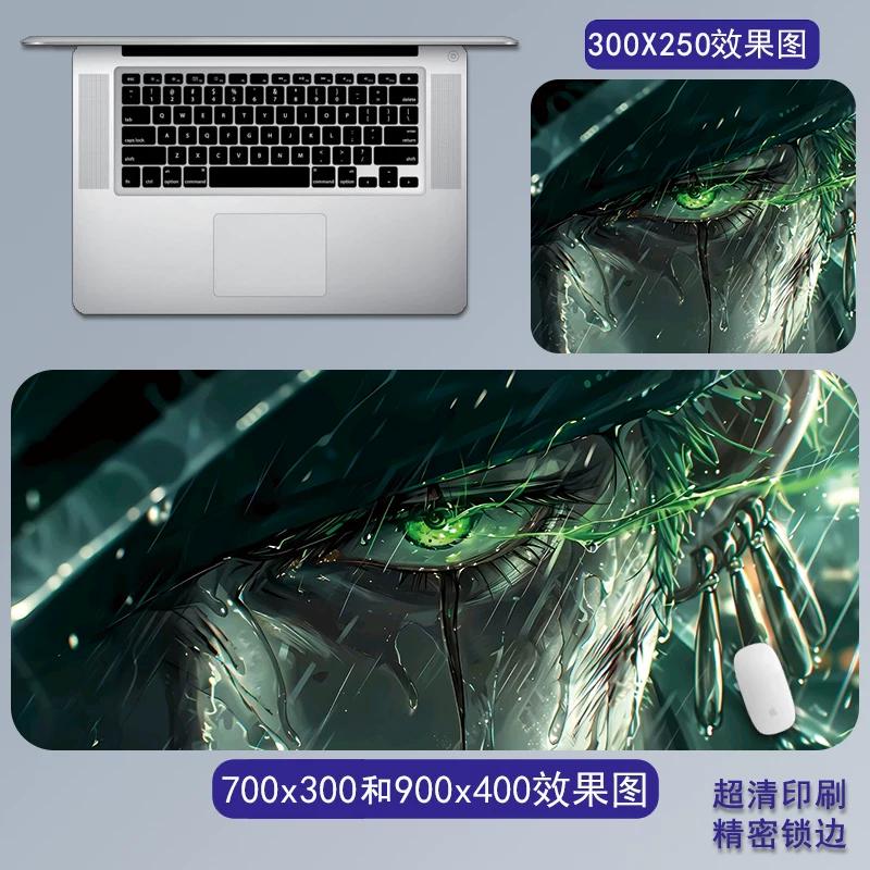 Cartoon Anime ONE PIECE Mouse Pad Oversized One Piece Roronoa Zoro Monkey D. Luffy Animation Game Office Computer Desk Mat Two-dimensional Peripheral