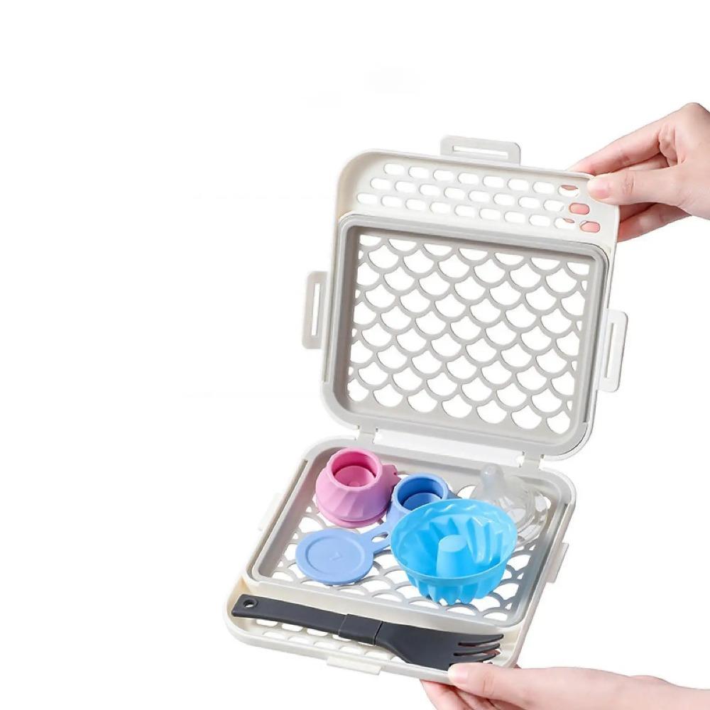 Easy To Clean Dishwasher Basket Drain Dishwasher  Cleaning Storage Organizer  Silverware Flatware