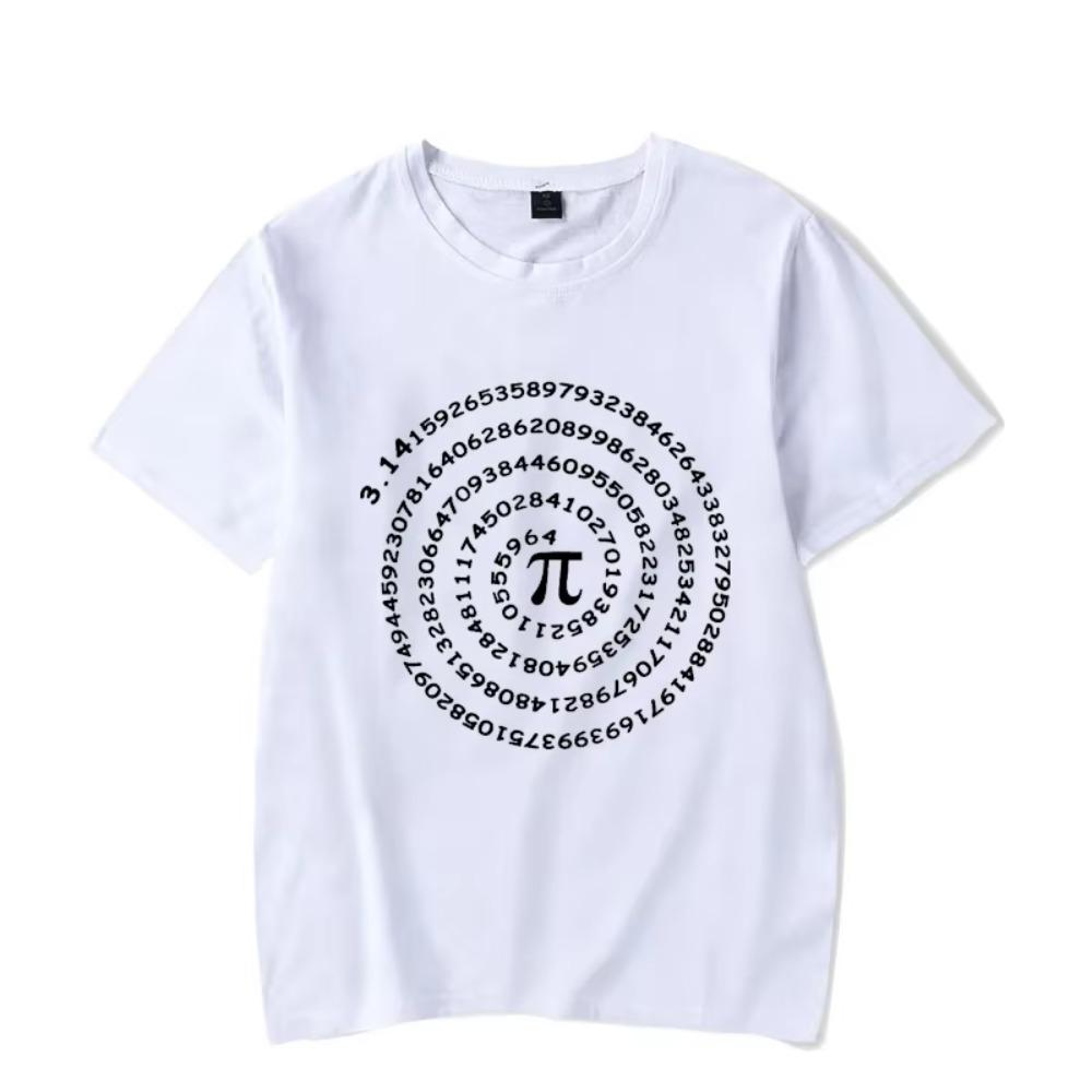 Math Pi Symbol Harajuku T Shirt Fashion 2021 Men Clothing Oversized Graphic T Shirt Mens Clothes Unisex Shirts Chemise Homme