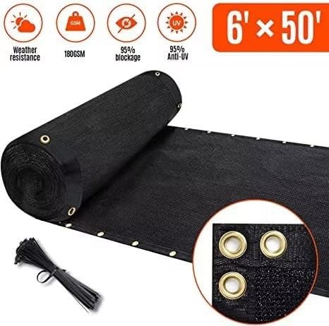 

Fence Privacy Screen Heavy Duty Fence Cover Garden Wall Backyard Black United States