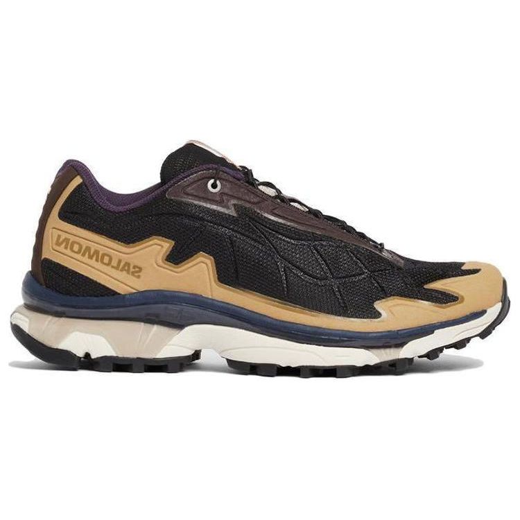 SALOMON Wood Wood  Xt-Slate Advanced Slip-Resistant Durable Lightweight Low-Top Outdoor Functional Shoes Unisex Shoes Black Brown 472564